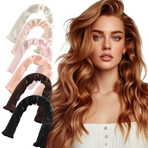 KEYRI 6 Pezzi Bigodino per Boccoli Bigodini Morbidi per Dormire Non Danneggia i Capelli Hair Curlers Leggero Ferro Capelli per Uno Styling Versatile per Donne e Ragazze (Sei colori, Capelli Corti)