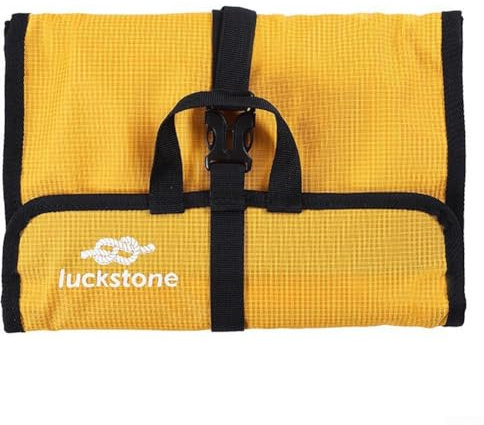 Organizzatore ottimizzato per attrezzature da arrampicata su roccia, ideale per speleologia, sartiame e alpinismo (giallo)