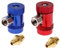 SURIEEN R1234yf Schnellkupplungsadapter 1/4 Zoll Steckeranschluss Verstellbarer Konnetor Adapter High/Low Side R1234yf Adapter Manuelle Kupplung für A/C Kältemittel Krümmermessgerät Set