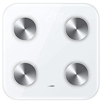 HUAWEI Smart Scale, Bascula de Grasa Corporal, Bluetooth, Blanco