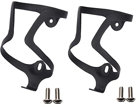 3K Ultraleichte Kohlefaser Fahrradflaschenhalter, Kompatibel mit Mountainbikes/Rennrädern/Klapprädernultraleichte Wasserflaschenhalter leicht und stark 15g (MATTE-02)