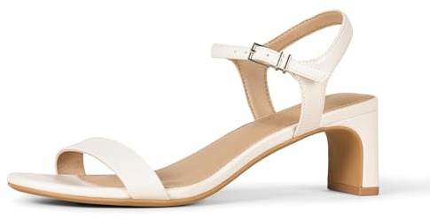 Amazon Essentials Women's Ankle Strap Low Heel