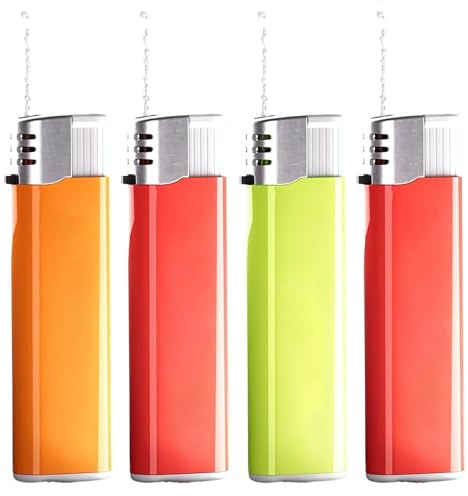 Thoquene 4 Stück Feuerzeug Wasser Spritzt Prank, Wasserschießspielzeug Feuerzeug