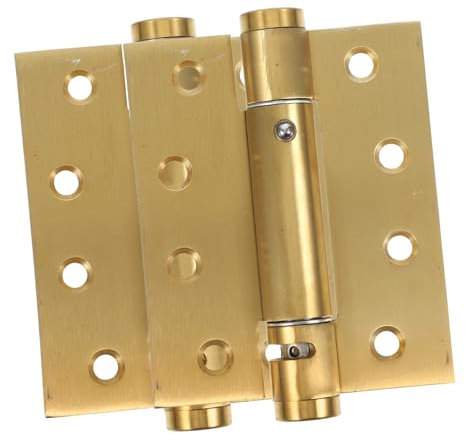 DIYEAH Bisagras De Cierre Automático Para Puerta 2 Piezas Bisagra De Puerta Con Resorte Para Puertas Exteriores E Interiores Material Resistente Instalación Fácil Y Ajuste Conveniente