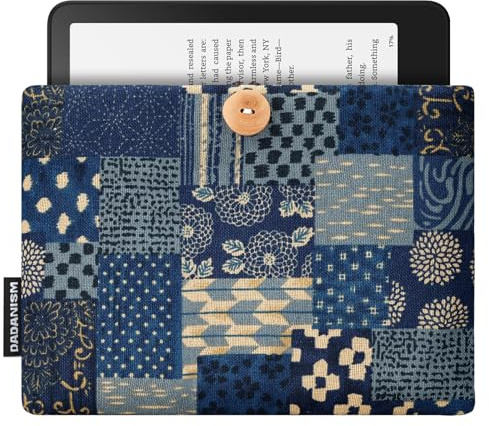 Dadanism 6-7 Pouces Housse de Protection Rembourré Kindle & eReader, Bleu | pour 7 Kindle Paperwhite & Kindle Colorsoft Signature Edition, 6 Kindle, 6 Kobo Clara BW, 7 Kobo Libra Colour