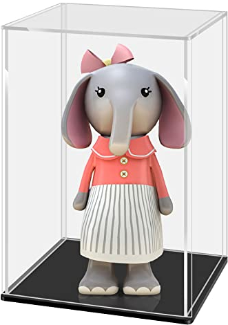 Huijintao Acryl Vitrine/Schaukasten/Display Case/Display Box für Figuren, Sammlerstücke | Selbstmontage (20x20x30 cm)