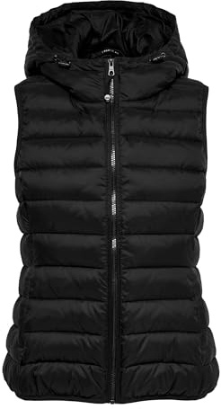 ONLY dam Onlnewtahoe hood waistcoat Otw Noos quiltad väst