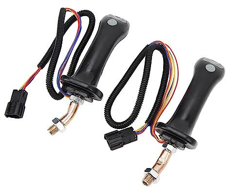 Joystick-Set, Joystick-Griffe mit 3 Tasten, Aluminiumlegierung, einfache Installation für Doosan DH DX150 215 225 300 370‑9C