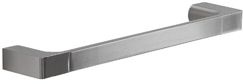 Gedy PIRENEI Portasciugamani bagno, Portasciugamani Parete, 35,1 x 6,6 x 2,6, Spazzolato, Ottone