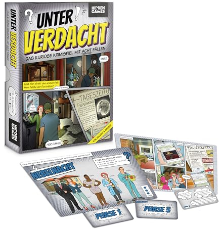 Hidden Games - Unter Verdacht: Von Killern und Katzen - Deutsch - spannendes Detektivspiel, Krimispiel