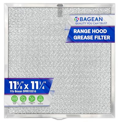 Stove Vent Filter 11.6” x 11.2” BPQTAF Fits Nutone Broan Range Hood Filter