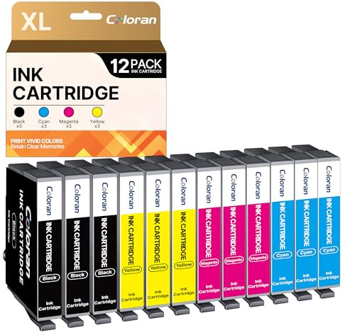 Coloran Compatibili per 603XL Cartucce Compatibili per Epson 603 XL per Expression Home XP-2100 XP-3150 XP-3105 XP-3100 XP-4100 XP-2155 XP-3155 WF-2820 WF-2830 WF-2835 (Nero Ciano Magenta Giallo)