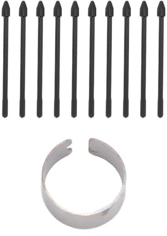 10PCS EMR Digital Pen Tips, Replacement Pencil Nibs for Remarkable 1 2 for King Write MR05, Touch Screen Pen Nibs Replacement for Drawing, Writing, And Editing (Black)