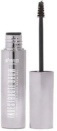 BPerfect Indestructi’Brow – Brow Fiber Gel Mascara with Sweat-Proof Microfibres for Volume, Hold & Colour – Ultra Dark Brown (For Bronde to Chocolate Brown Hair), 8ml