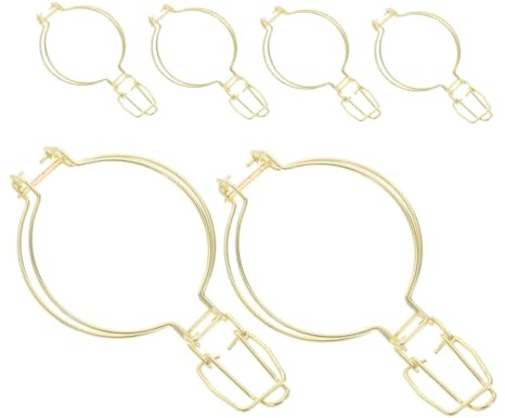 SMASOLO 6 Piezas Cierres de Alambre para Tarros de Vidrio Hebillas Inoxidable para Sellado Hermético Recambios para Tarros de Miel Cierres Resistentes para Almacenamiento de Alimentos