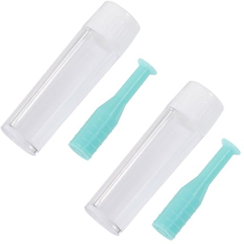 MOLUCKFU Strumento di Rimozione e Inserimento Lenti Rigide con Ventosa Antiscivolo, Set 2 Pezzi Verde, Portatile per Uso Domestico e Viaggi, Accessorio Lenti Contatto Rgp