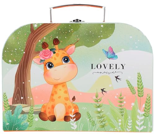 SOLUSTRE Caja de Almacenamiento Portátil de Cartón Resistente para Guardar Juguetes y Papelería Vida Diaria Diseño Elegante y Funcional para Niños