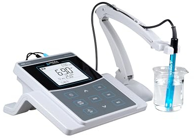 Apera Instruments AI521 PH800 Laboratory Benchtop pH Meter Kit, 0.01 pH Accuracy, GLP Data Management (USB output), BNC connector