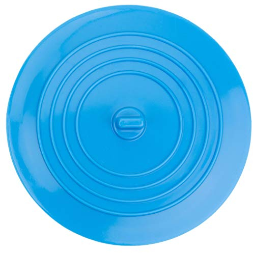 Tapón Universal de Silicona para el desagüe de la bañera, la Ducha y el Fregadero de la Cocina, Tapón de Drenaje Desmontable, 15 cm de diámetro, para Agujeros de desagüe de hasta 120 mm, Azul