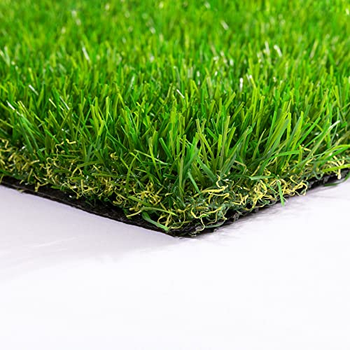 Steffensmeier Kunstrasen Dublin | Sonnenstunden: 20.000 | 37 mm | Outdoor | Meterware | wasserfest | Grün, Größe: 100x250 cm