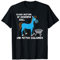 Blauer Mustang Mit Verchromtem Grill Und Fetten Schlappen T-Shirt