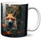 Hustling Sharks® Tasse mit Tier - Der einsame Fuchs - Geschenk Kaffeetasse - 330ml Spülmaschinenfest, Keramik - weiß, Tassen mit Tiermotiv, Tasse Motivation, Tasse Büro, Tasse Fuchs