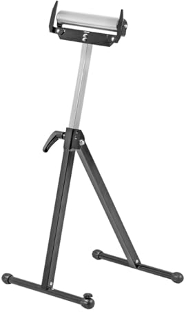 Cavalletto a rulli STAHLWERK RB-110 ST cavalletto di lavoro | cavalletto pieghevole regolabile in altezza da 720 a 1.100 mm con portata di 60 kg e supporto a rulli