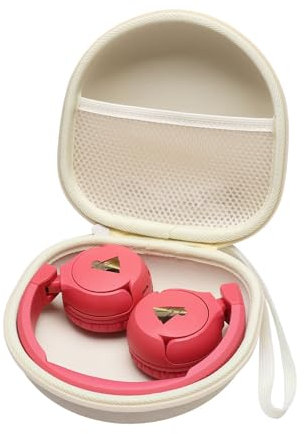XANAD Étui de Protection pour écouteurs JBL Junior 320 BT / 470nc /JBL Tune/pogs/BERIBES Casque d'écoute Bluetooth sans Fil Kids Parfaitement ajusté (Off-White)
