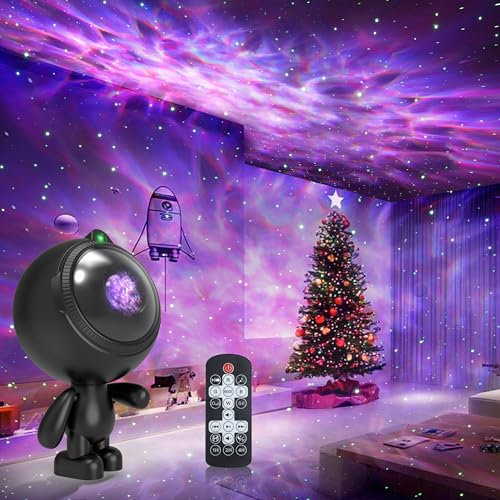 AIRIVO Star Projector, Galaxy Projector Night Light Bluetooth Speaker with Timer,Remote,White Noise, Posture Adjust,Room Bedroom Decor,Birthday Gifts for Kids Adults