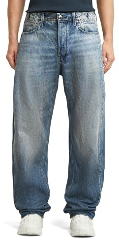 G-STAR Jeans Larghi da Uomo Bend 3D, Blu (Vintage Gold Digger D25357-d788-h117), 33W/30 L, Blu (D25357-d788-h117), W33 / L30