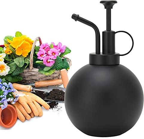 Hapivida 500 ml/16 oz växtsprayflaska, rostfritt stål sprayflaska med topppump blomma handhandhandmister, vattenkanna för fönsterbrädan inomhusväxter