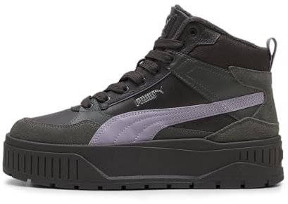 PUMA Damen Karmen II Idol MID WTR Sneaker, Flat Dark Gray-Pale Plum Silver, 42 EU