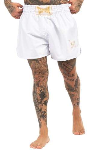 Tapout Herr thaibox-byxor ZORREY, vit/guld, S, Vit/guld, S
