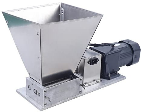 High Capacity Grain Mill Stainless Steel Grinder Commercial Flour Machine Electric for Wheat Corn Soybeans Upgrade Barley Malt Crusher Homebrew Food Industry Coffee Milling Feed Wet Dry 220V