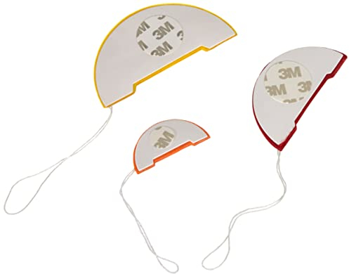 Rayher 87077000 Wabenbälle, Honeycomb, Seidenpapier, 5+8+10cm, Gelb/ Rot / Orange, Hänge- und Tisch Dekoration, passen zu Girlanden und Pompoms bei Geburtstagen, Hochzeiten + Fotoshootings