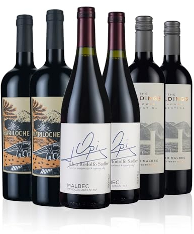 Laithwaites Top Selling Malbec Mix, Red Wine Case, 6 Bottles (75cl) - 13% - 14% ABV - Argentinian Malbec - Includes The Waxed Bat, HJ Fabre, Elephant Tree & More