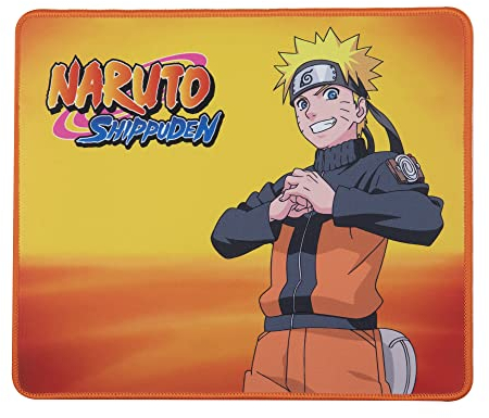 Konix Naruto Shippuden Alfombrilla de ratón Gaming de 32 x 27 cm - Superficie en Silicona 3D - Diseño Naruto