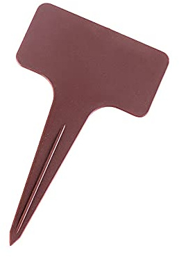 Vllcsla 50 piezas Etiquetas Plantas Plástico 10x6 cm, 12 Colores, Forma de T, Etiquetas de Jardín para Plantas al Aire Libre, Etiqueta Jardinería Impermeable Marcadores Arboles Plástico