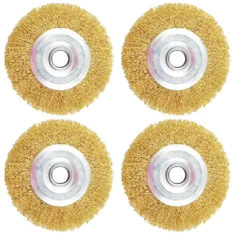 BOKIOESDE Limpiador de Juntas eléctrico, Cepillo de Alambre Multiusos para Suciedad Resistente, Juego de 4 Piezas, se Puede Utilizar, 4 Pack/Lote