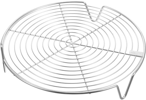 Zerodeko Rejilla de Vapor de Acero Inoxidable con Patas Soporte Redondo para Cocinar al Vapor Bandeja Multiusos para Olla y Vaporera Accesorio de Cocina Versátil para Alimentos