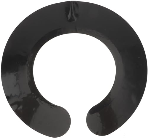 TOPPERFUN Collare da Taglio Chioma in Silicone Alimentare Nero, Mantello Protettivo per Tintura e Taglio, Taglia Unica Adatta e Adulti, per Uso Domestico e Professionale