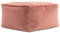 Icon Amara Hocker, Rosa, Flauschiger Samt Stoff, Samt Sitzsack, Sitzpuff Hocker mit Füllung, Fußhocker für das Wohnzimmer, Deko Wohnzimmer