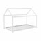 Alice's Home - Lit cabane Montessori. Bois Massif en pin Naturel Blanc - Tobias - sommier Inclus. 90 x 190 cm