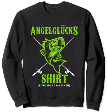 Angler Shirt Herren Kinder Angel Geschenk für Angler Outfit Sweatshirt