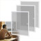QEENTOE Insektenschutz Fliegengitter Fenster Fliegengitter mit Aluminium Rahmen ohne Bohren Dicke 1cm fenster fliegengitter mit rahmen-100x120cm,Weiß