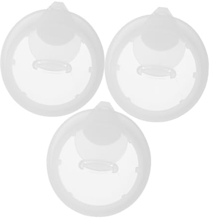 Mipcase 3 Piezas Tapas de Plástico para Jarra de Vidrio Tapones Resistentes Salpicaduras para Garrafa de Agua Cierre Seguro y Diseño Elegante para Cocina