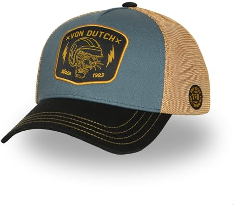 Von Dutch Gorras de Hombre y Mujer, Trucker Wild, Azul 07