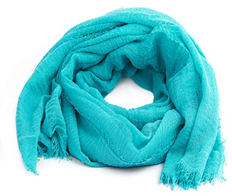Karl Loven Femme - Foulard - Froissé - pashmina - écharpe - cache-col - cou - 30 Couleurs