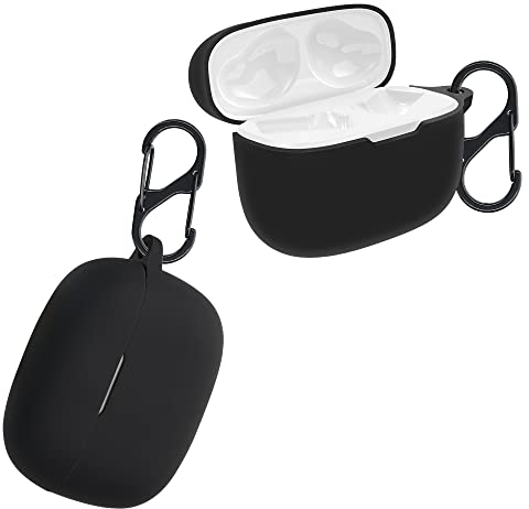 kwmobile Hülle kompatibel mit JBL Wave 200TWS Hülle - Kopfhörer Case - TPU Silikon Cover - Schutzhülle in Schwarz