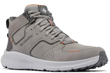 Columbia Mens Benson Mid Hiking Shoe, Stratus/Desert Orange, 11.5